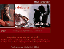 Tablet Screenshot of mikimodelle.sk